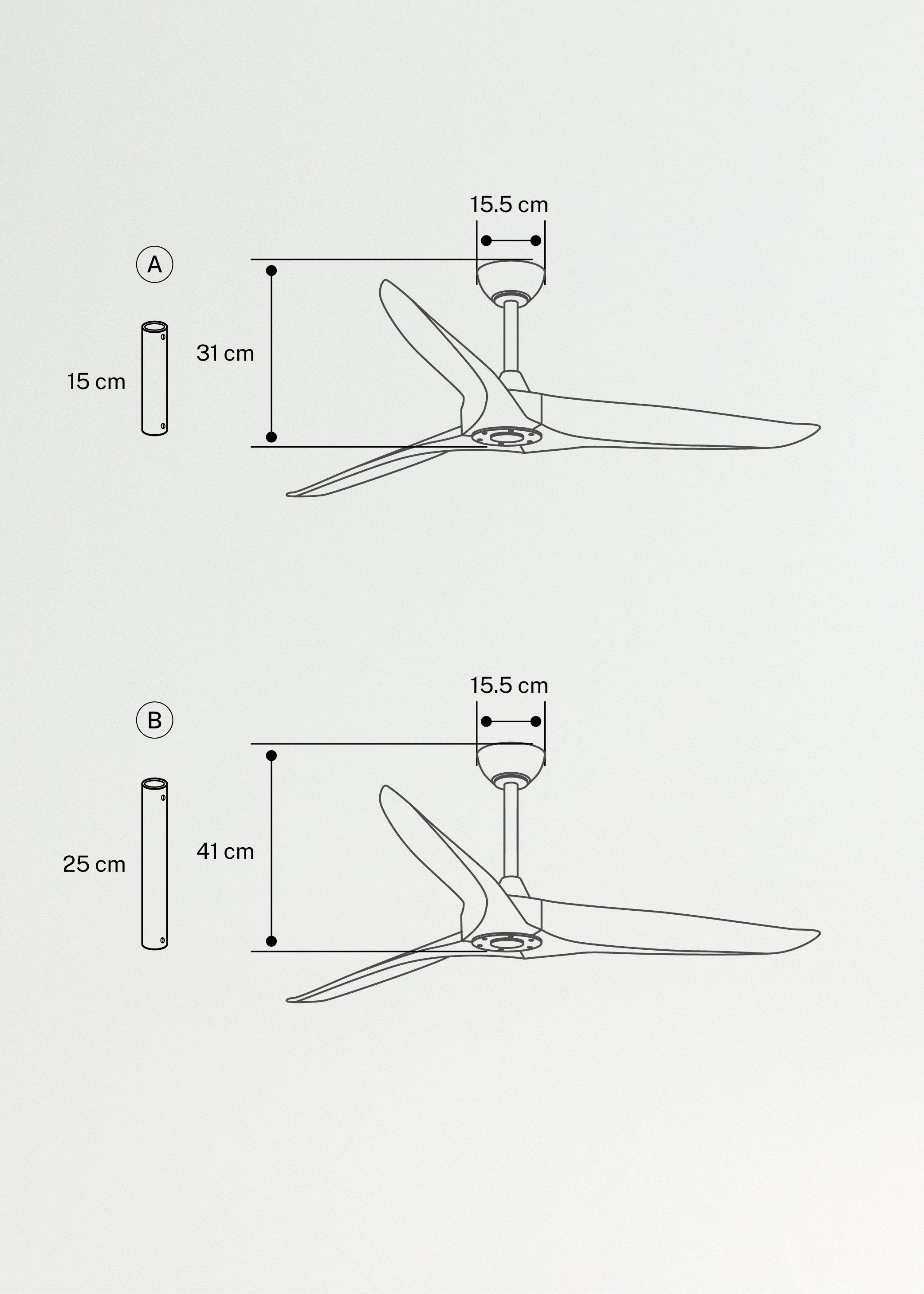 CREATE - WIND CENTURY L - Ventilateur de plafond 40W silencieux Ø152 cm 100% bois sans eclaraige sans wifi - 6