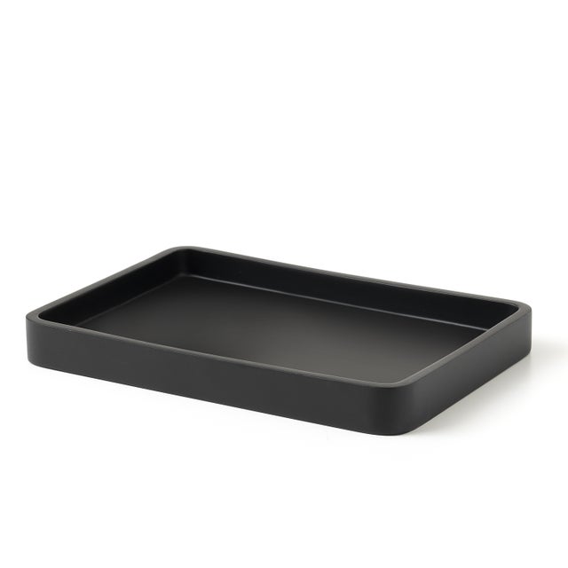 Bambu Bagno Set Di 2 Piccoli Vassoi Da Bambù, Vassoio Da Toeletta Per Vassoio Bambu