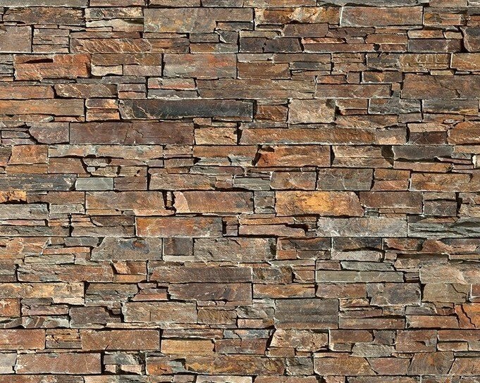 Parement mural - EASYPANEL - Multicolor - Naturelle - 15x55-60x3,5-4,5cm en Z - 2