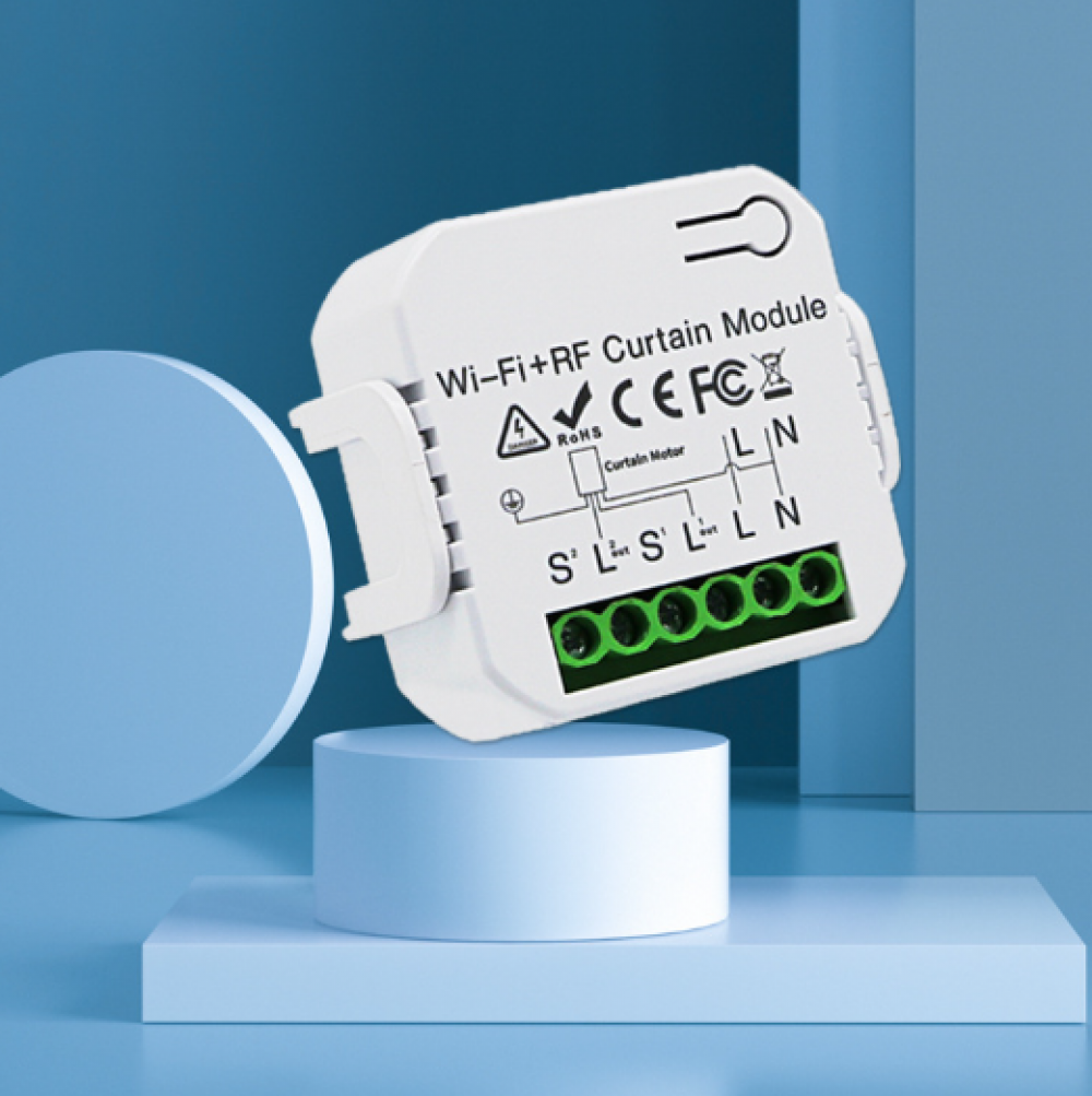 Module&nbsp;Volet&nbsp;Roulant&nbsp;Sans&nbsp;Fil,&nbsp;Interrupteur&nbsp;Sans&nbsp;Fil&nbsp;pour&nbsp;Volets&nbsp;Roulants,&nbsp;Stores,&nbsp;Composé&nbsp;d'une&nbsp;Télécommande&nbsp;RF&nbsp;+&nbsp;Module&nbsp;Récepteur,&nbsp;Max - 3