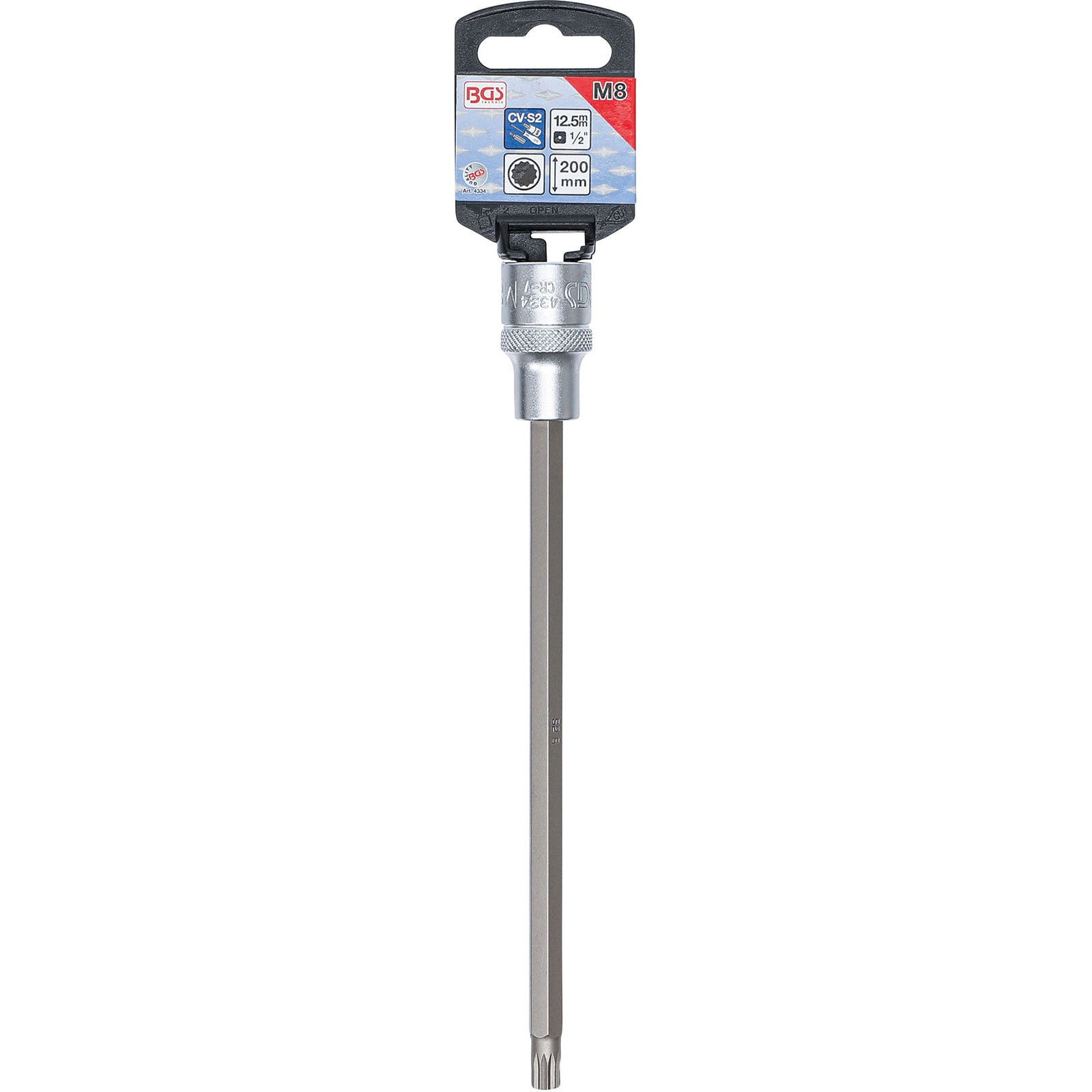BGS Douille à embouts | longueur 200 mm | 12,5 mm (1/2