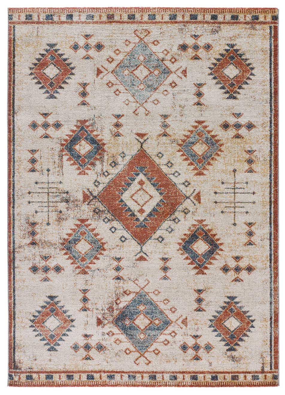 Alfombra interior caldera rectangular 160 x 230 cm parma étnico - atticgo