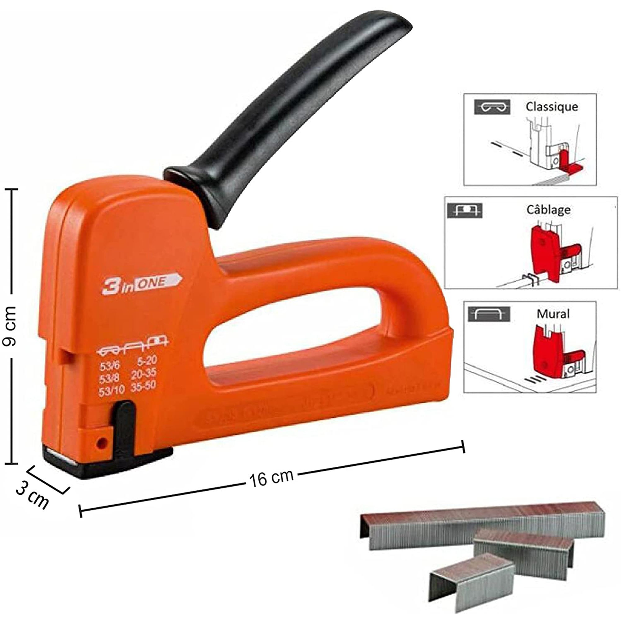 Agrafeuse FISHTEC 3 en 1 - 5