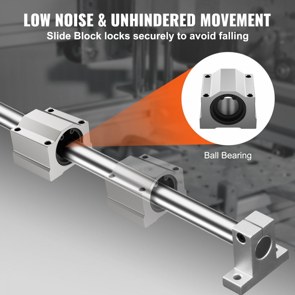 Rail Linéaire SFC20 1200 mm CNC 4 Blocs | Leroy Merlin