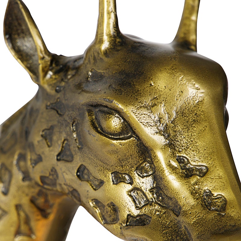 Qazqa art deco applique murale intelligente - Animal Giraf - laiton, ampoule led 4.9w, e27, dimmable, 14cm, idéal pour la salle - 4