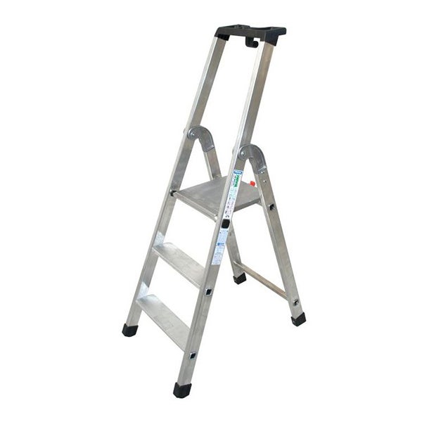 Escabeau 3 marches - Hauteur max. de travail 2.65m - Q50/3