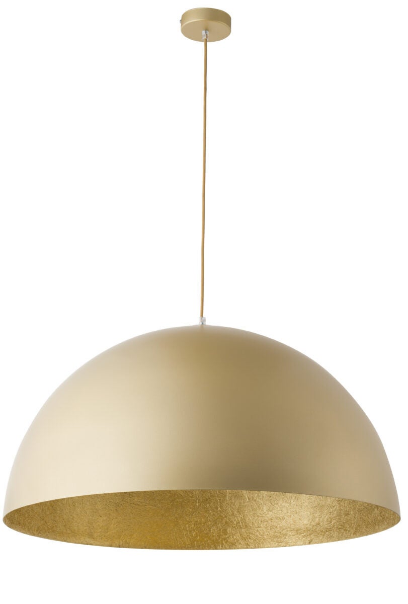 Lampa wisząca Sfera złota 1xE27x15W wym: 115 x 70 x 70 cm metal SIGMA