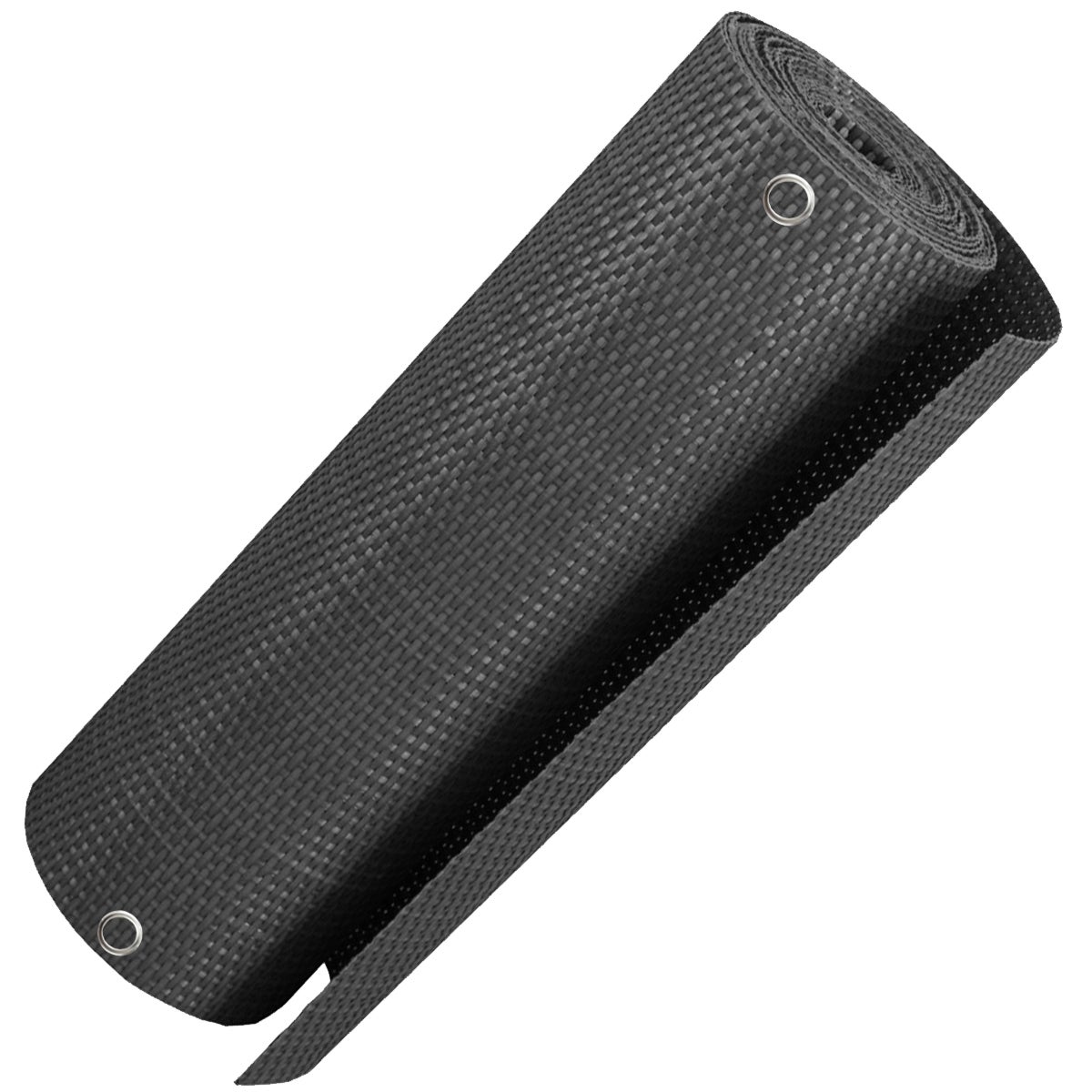 Brise Vue Polyrattan 90x300 cm Anthracite avec Cillets Métalliques pour Jardin Balcon Terrasse - 2