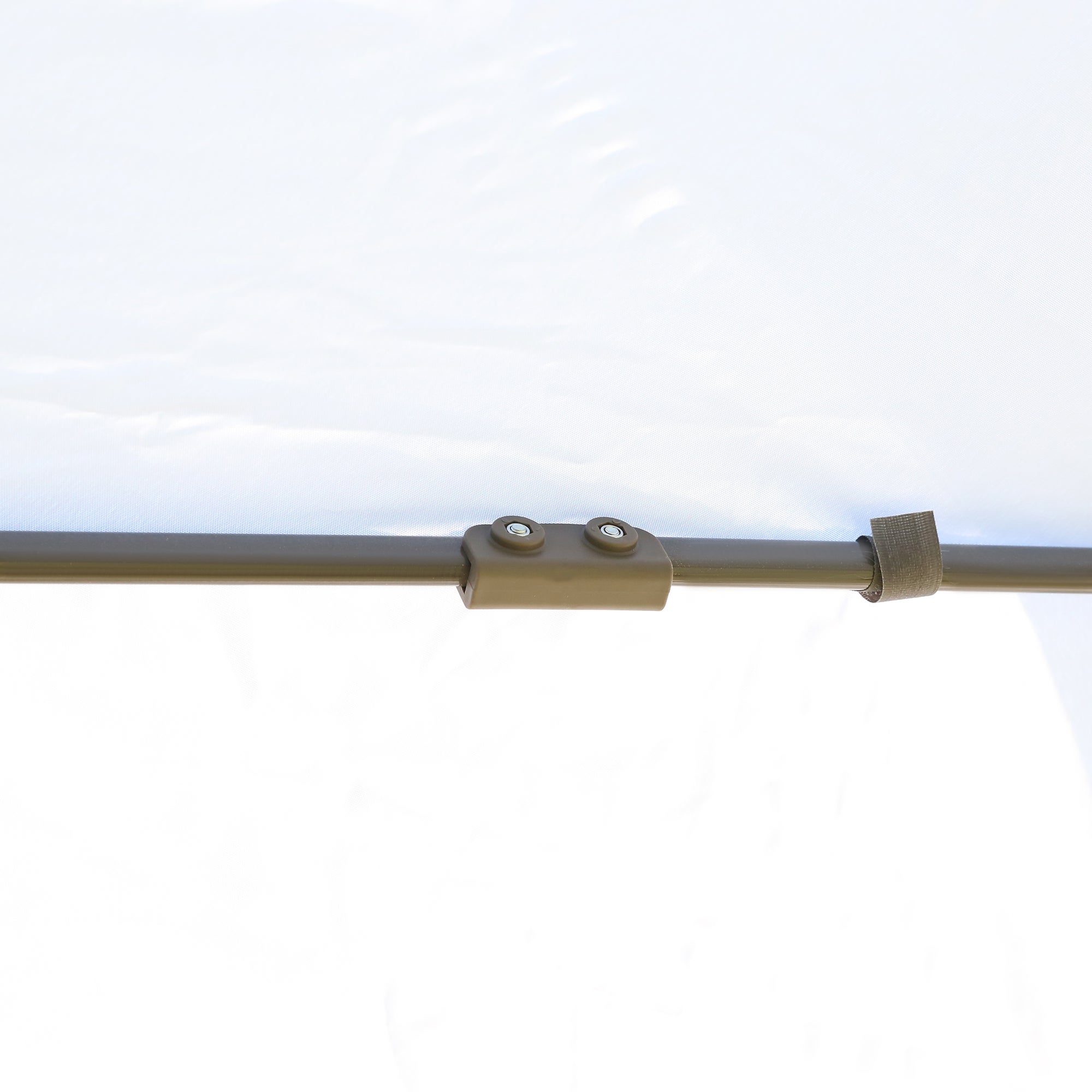 Carpa Plegable Outsunny Metal, Tela Oxford Beige 405x340x285 cm - 9