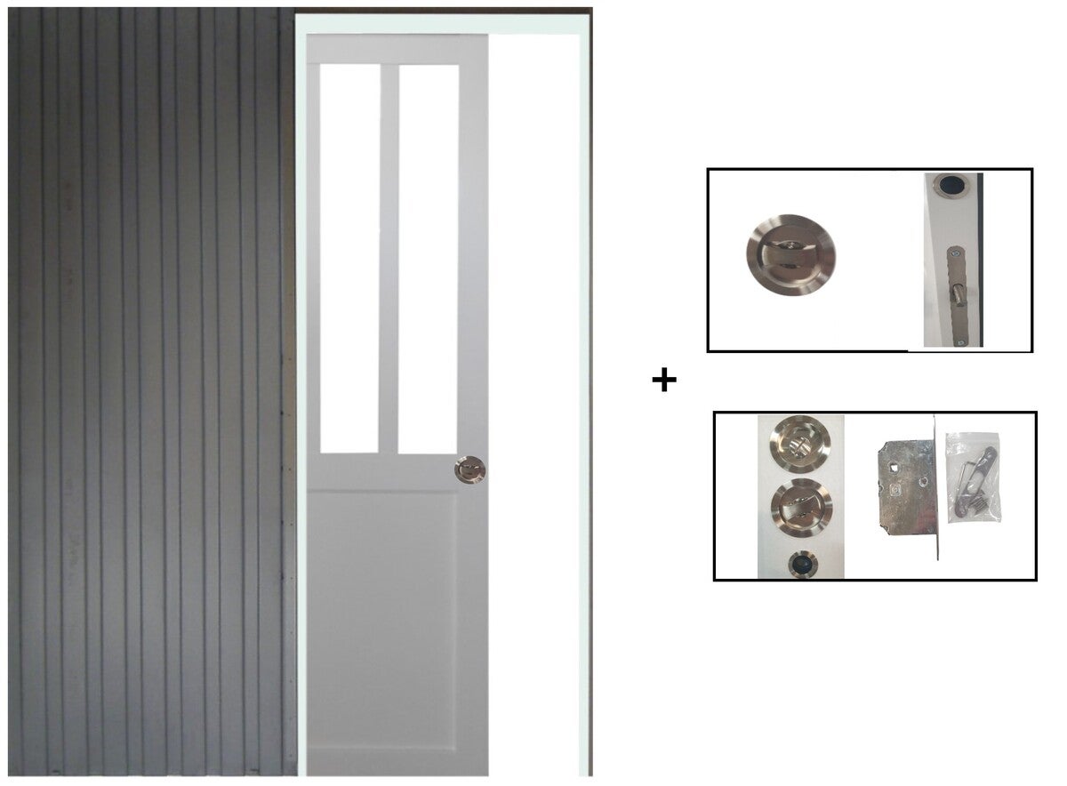 Bloc Porte Atelier Blanc Sans Meneau H204 X L73 Poussant Droite Cotes Tableau Gd Menuiseries 91066690