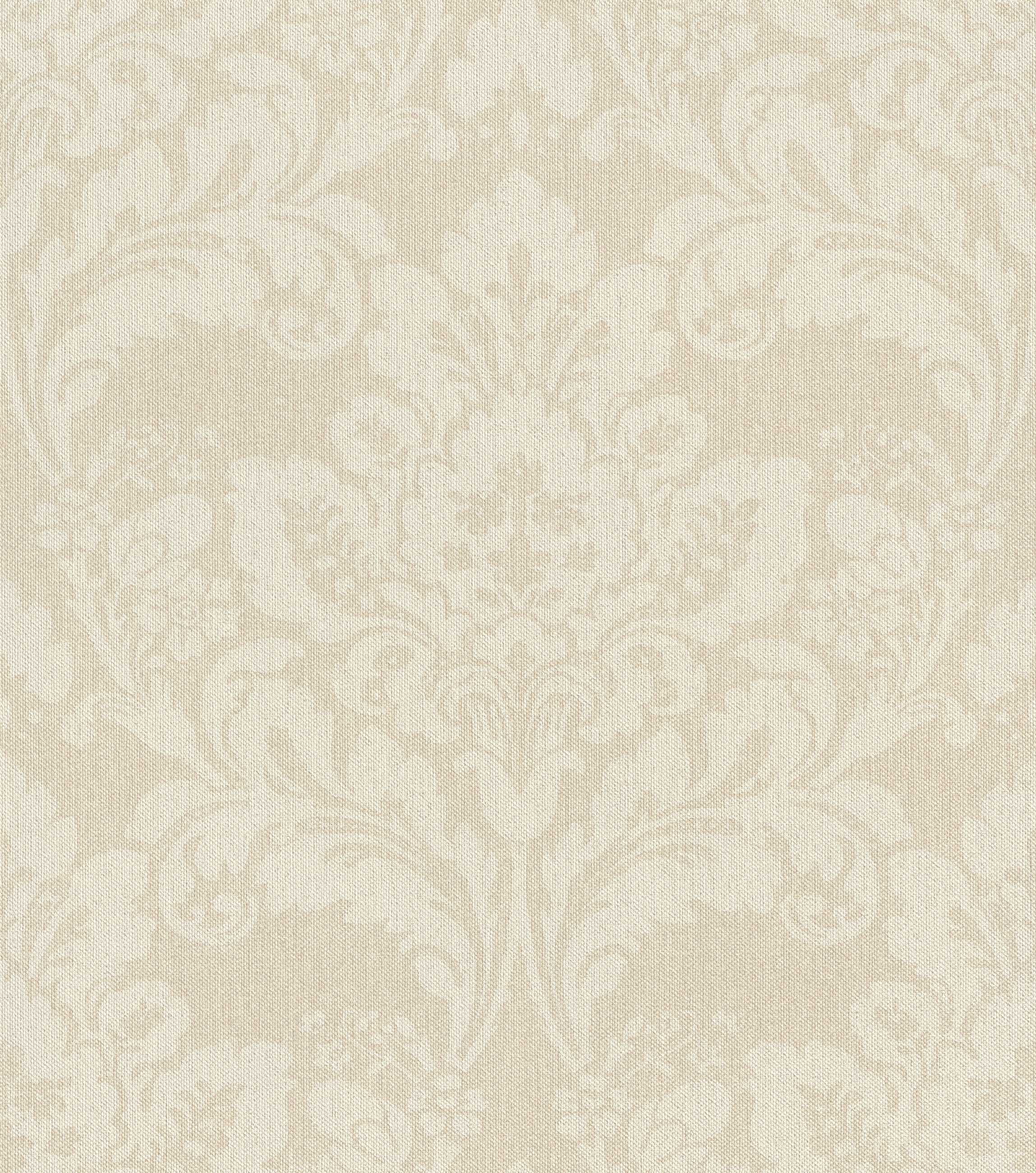 Papel pintado rasch 547313 - papel pintado no tejido con ornamentos en estilo barroco y estructura textil en crema y beige