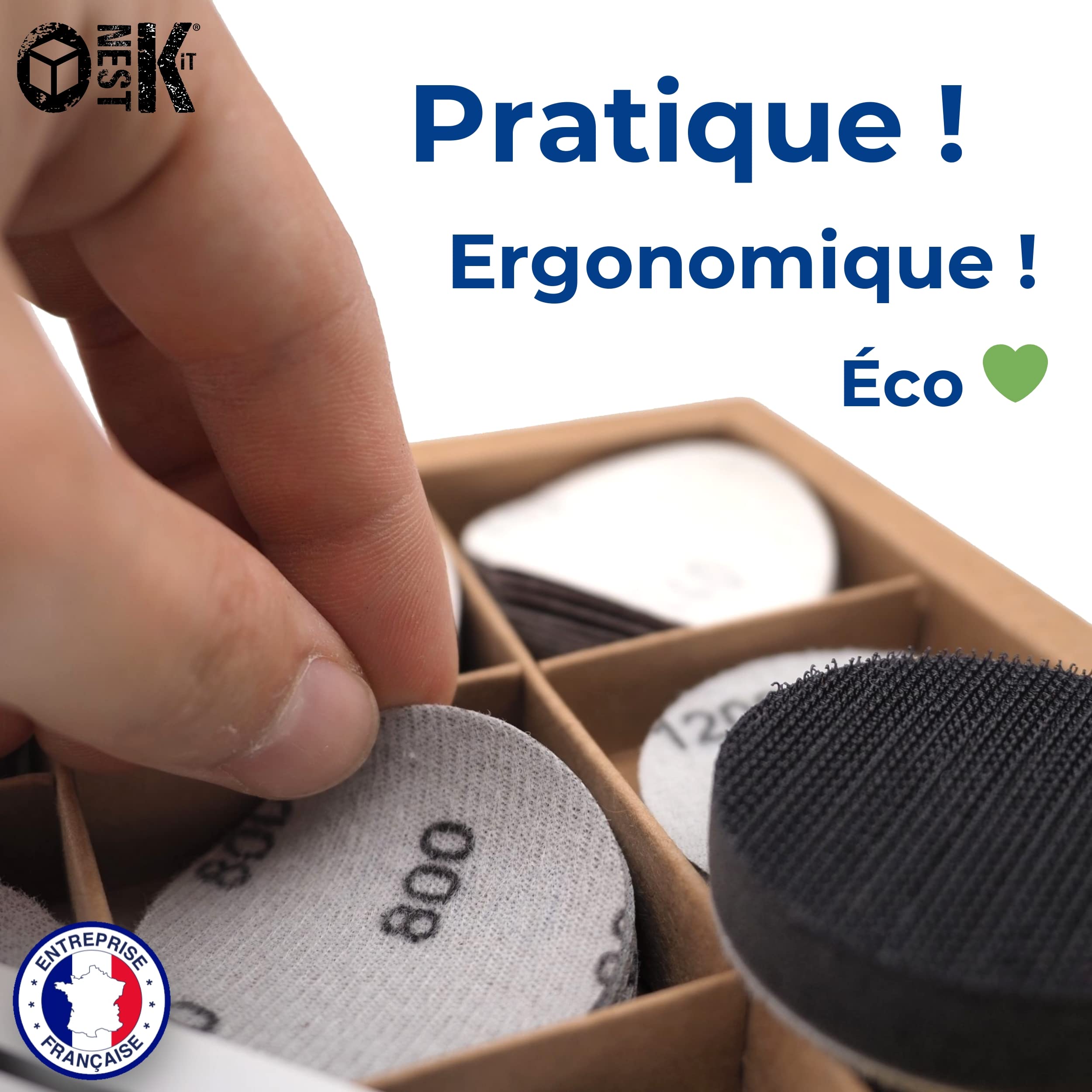 Set 120 Dischi Abrasivi Per Trapano - Grana 80-3000, Per Legno, Metallo, Verniciatura, Levigatura - Foto 5