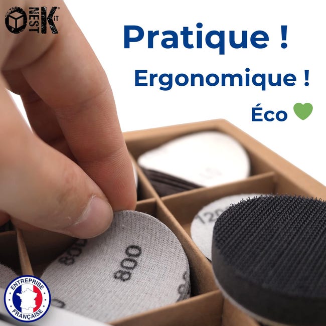 Dischi Abrasivi Gancio Anello Dischi Levigatura Gancio E Anello 150mm | Grana P60-P10000 Per Bagnato/Asciutto | Carta Vetrata DA Carta Vetrata Per Levigatrice - Foto 10