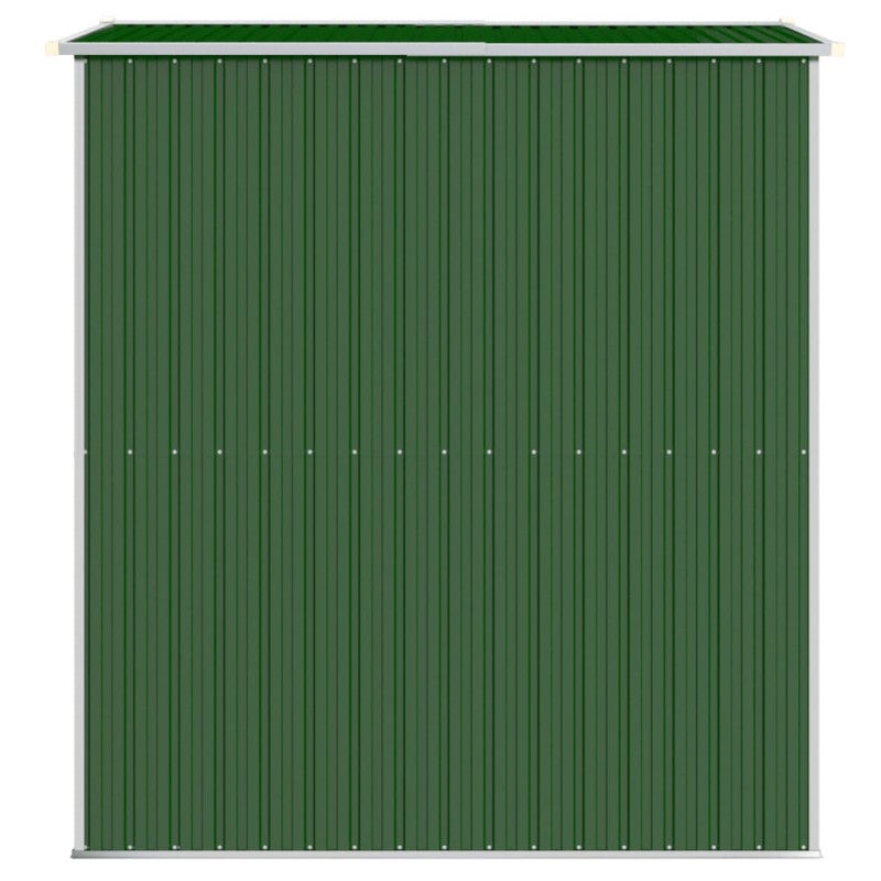 Capanno da Giardino Verde 192x191x223cm Acciaio Zincato vidaXL - 5