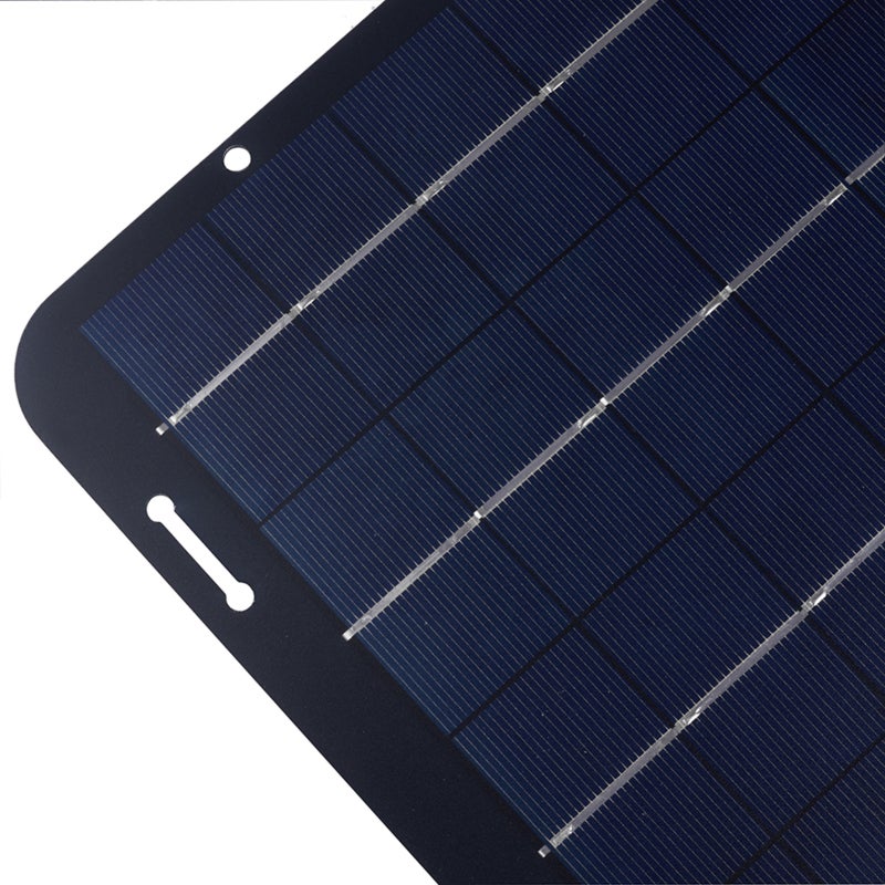 Chargeur/mainteneur de batterie solaire 10 W 18 V, kit de charge solaire portable et étanche pour camping-car, tracteur et bateau - 3