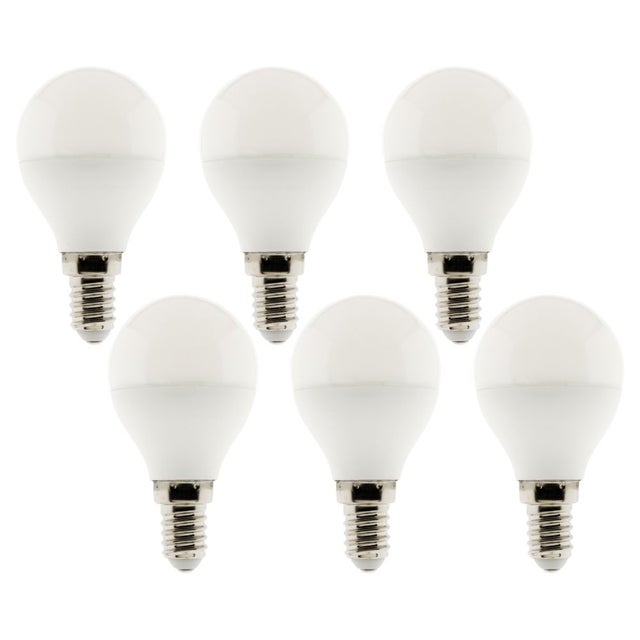 Pack de 6 ampoules LED 4,2W E14 sphérique - Zenitech
