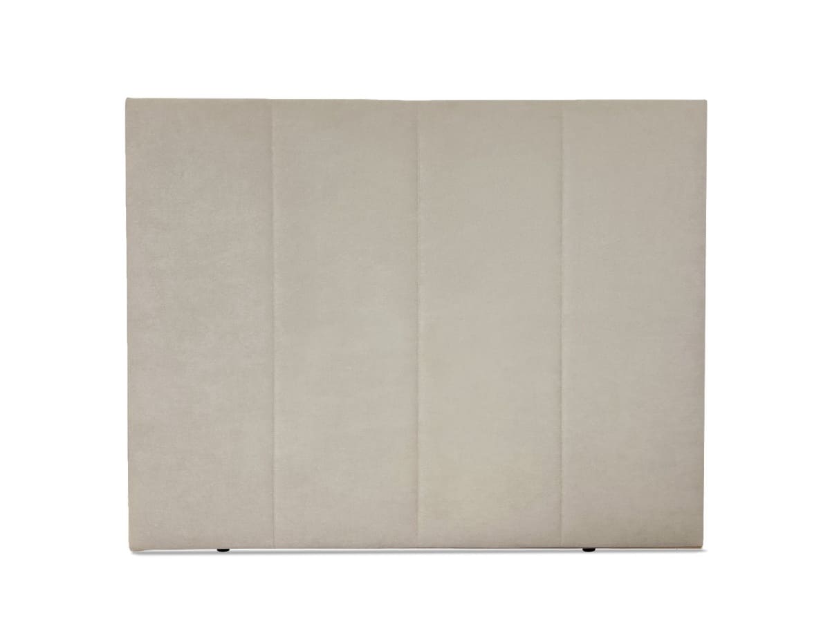 Cabecero tapizado en tela columnas 160X120x 6 cm grosor IKON SLEEP beige - 2