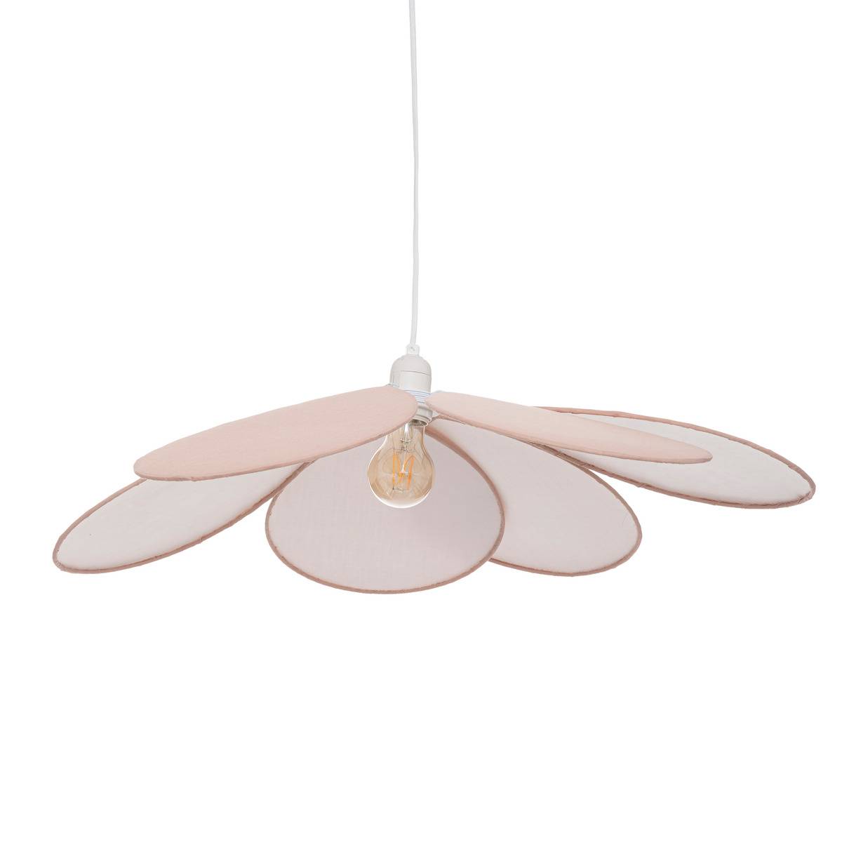Lampa wisząca dziecięca - metalowa - różowa - wys. 64 cm - Atmosphera interior design