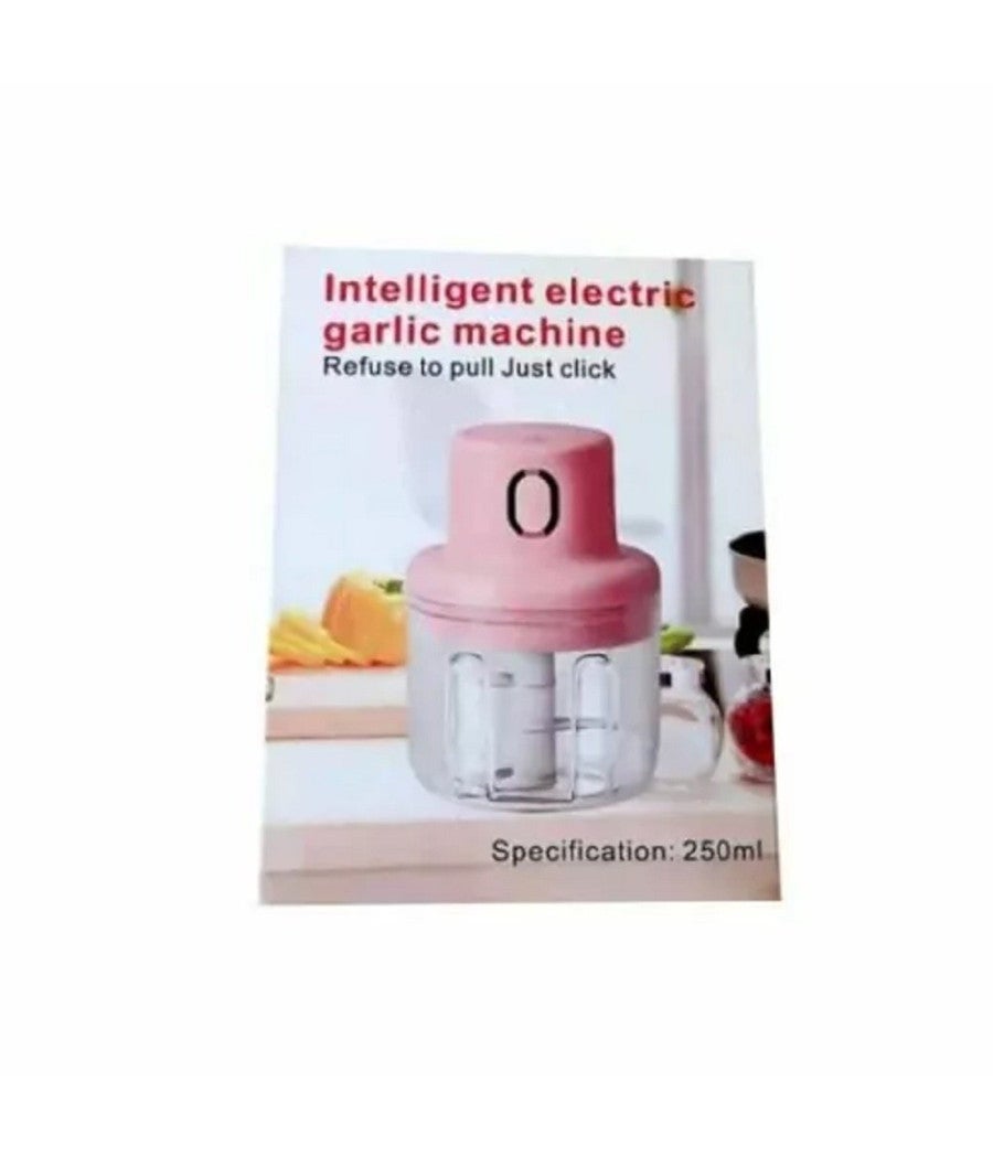Mini Frullatore USB Ricaricabile - Tritatutto Per Aglio, Verdure E Noci Multifunzione