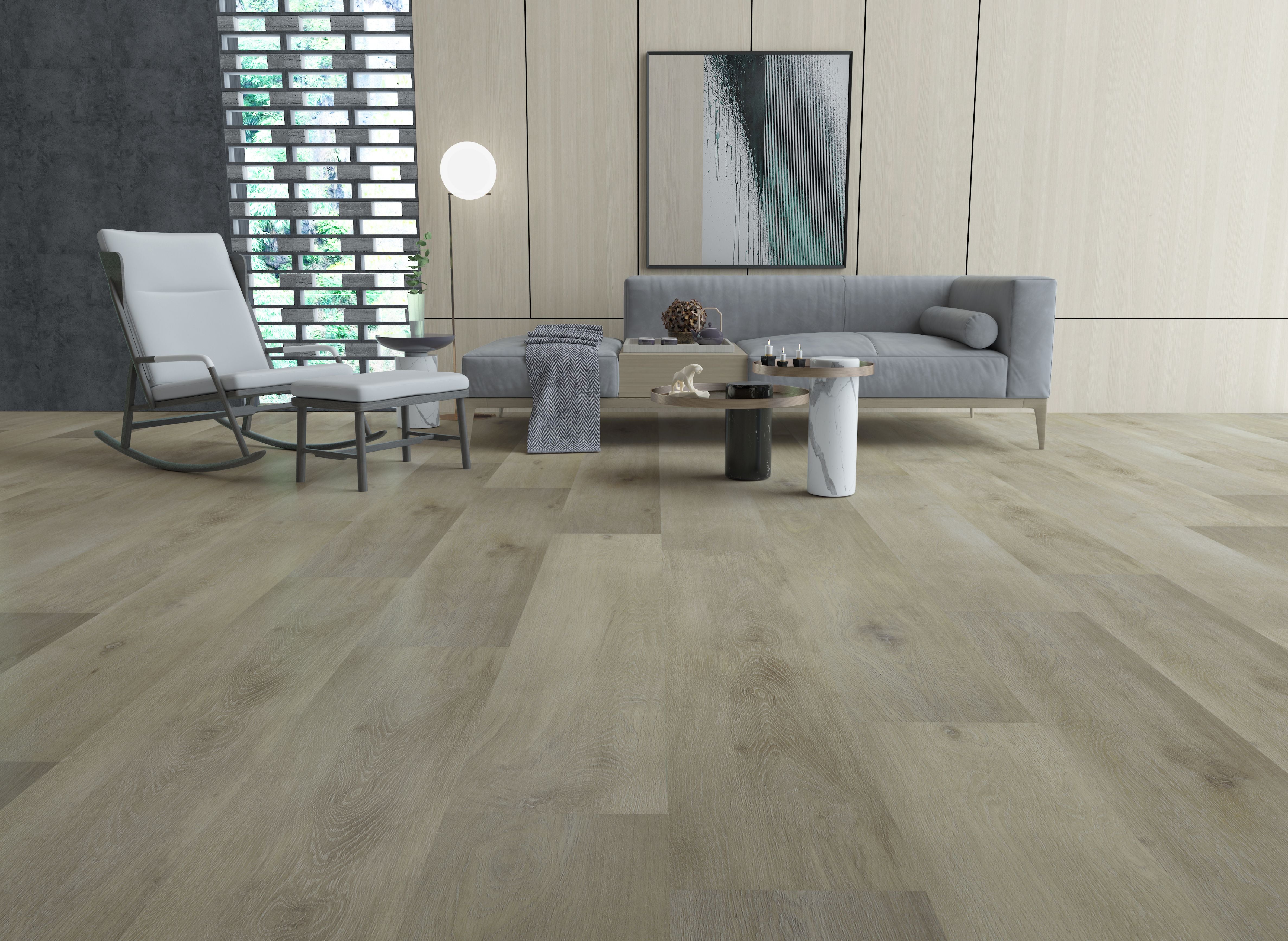 CONTESSE - Lame PVC Clipsable - ISOCORE - WARM OAK LIGHT - Ep. 6,5 mm ...
