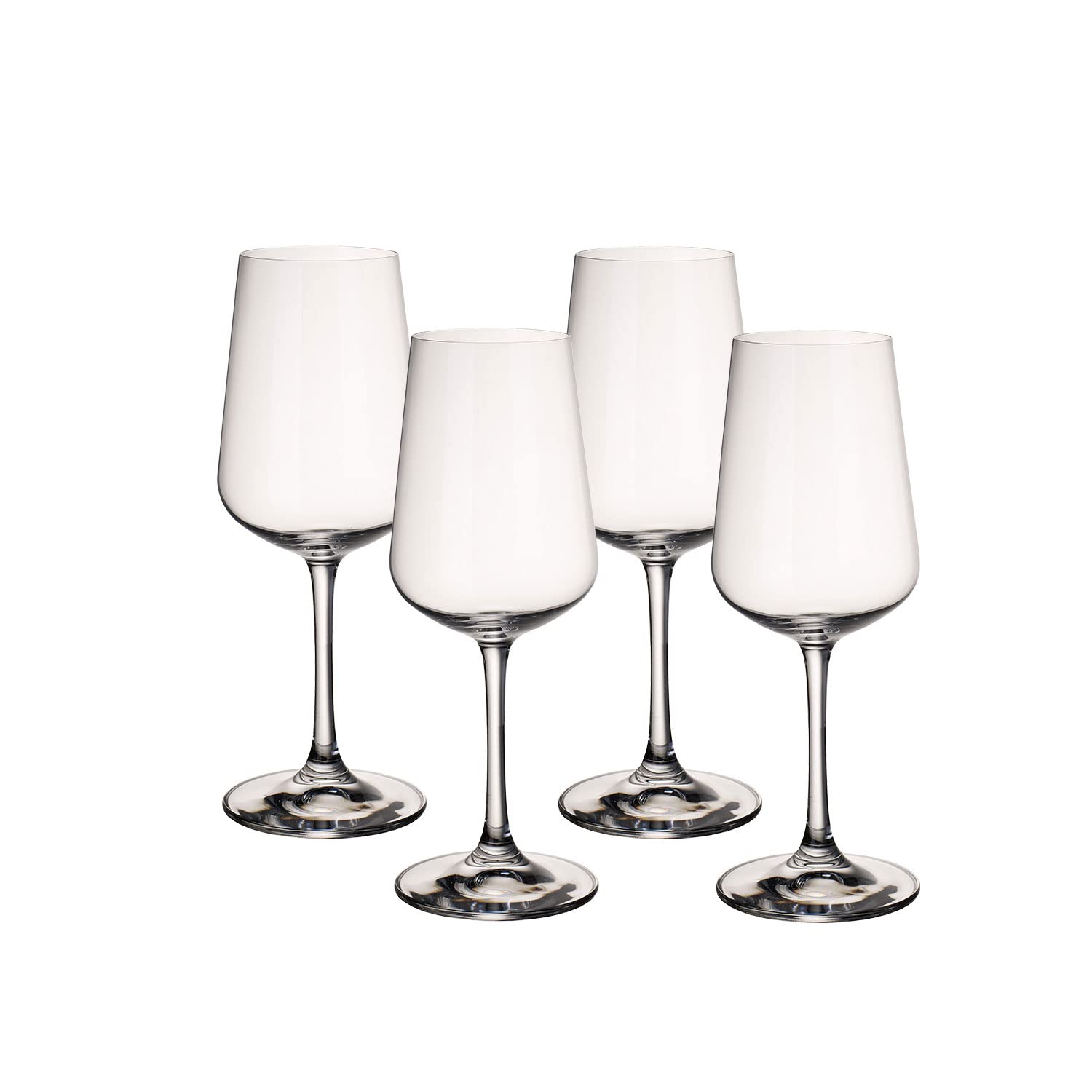 Villeroy & Boch - Manufacture Rock set di bicchieri da whisky, 4 pz., cristallo con fondo nero