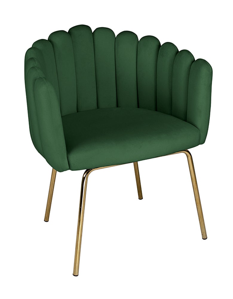 Poltroncina Poltrona Conchiglia Velluto Poltrona Conchiglia In