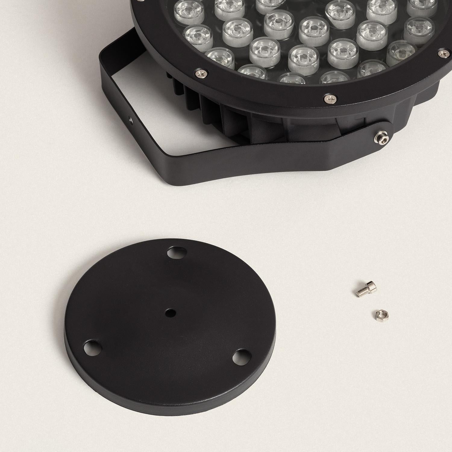 Spot Extérieur LED 36W Colmar, 3000K Blanc chaud, Aluminium, IP67, 3240lm - 4