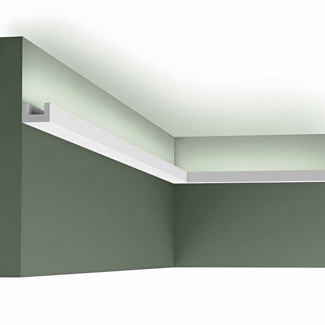 Moldura para Tira LED 2m Scuaro, Blanco, PS P.S.
