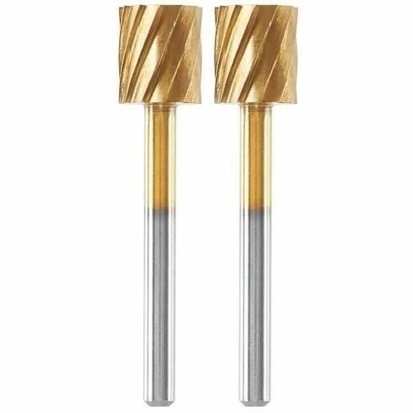 Lot De 2 Fraises Dremel 192 En Acier Rapide - Diamètre 4,8 Mm Pour Gravure Et Formage