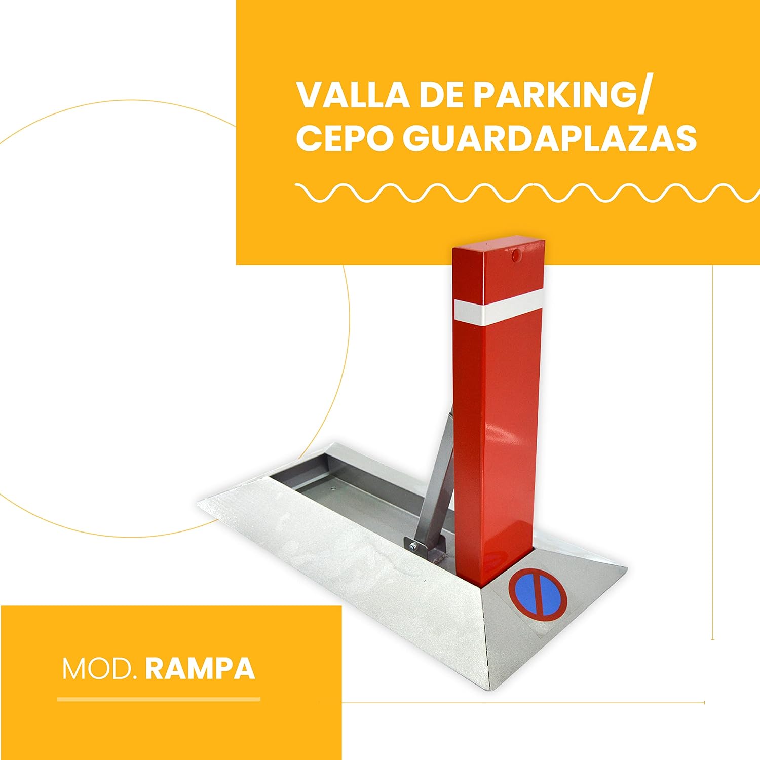 Specchio Parabolico Da Esterno Ø80cm PARKING FACIL - Convesso Per Sicurezza, Elimina Punti Ciechi - Foto 4