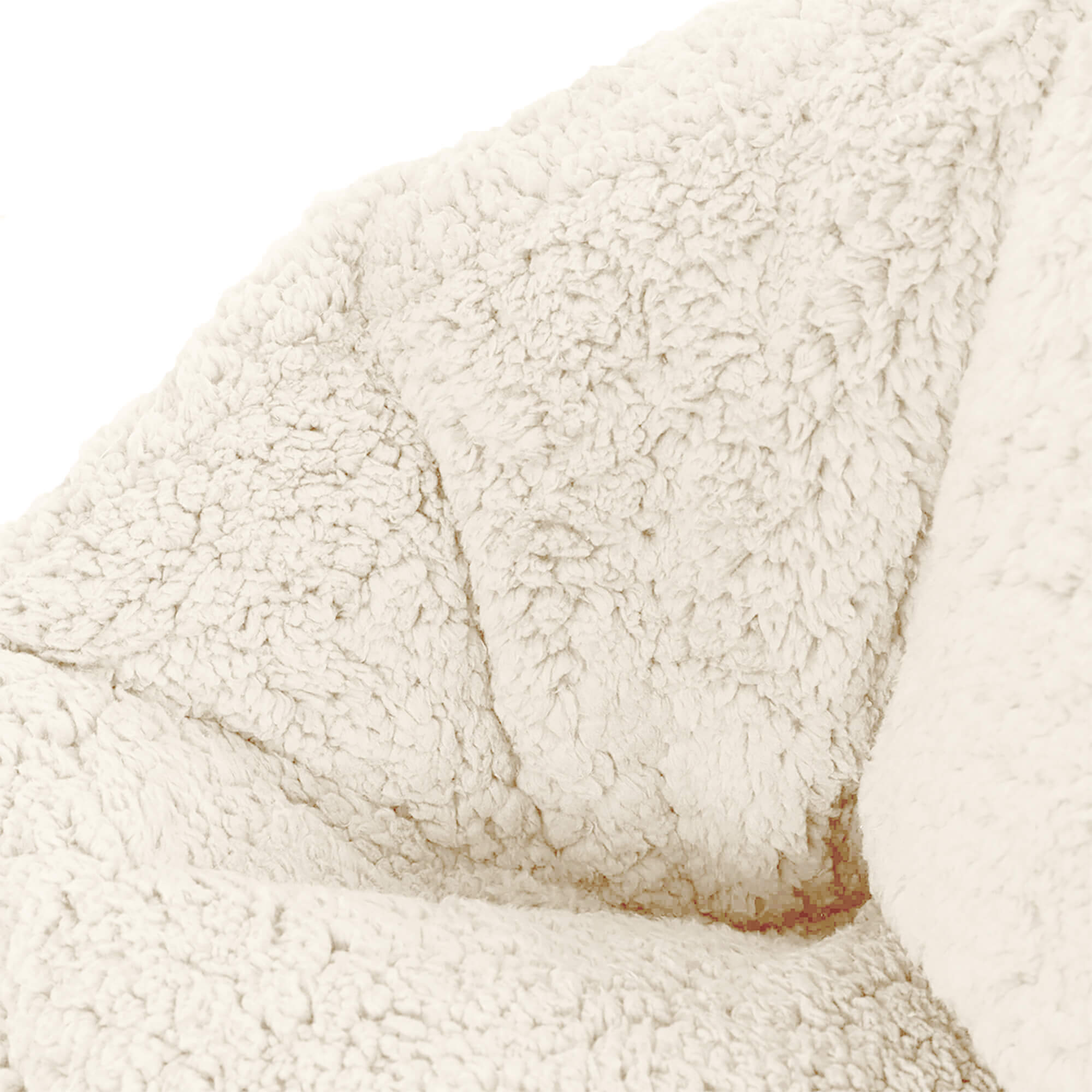 Lot de 2 poufs fauteuils enfant Icon polaire beige, chambre, salon, 55x55cm Oeko-Tex® - 6