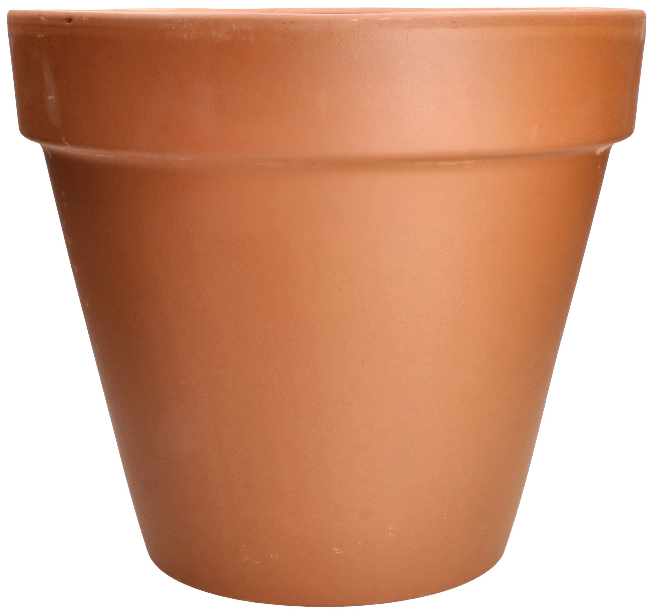 Lot de 4 Pots de Fleurs en Terre Cuite - Diamètre : 11 cm - Avec Bord - Pour l'Intérieur et les Jardins - KOTARBAU - 4