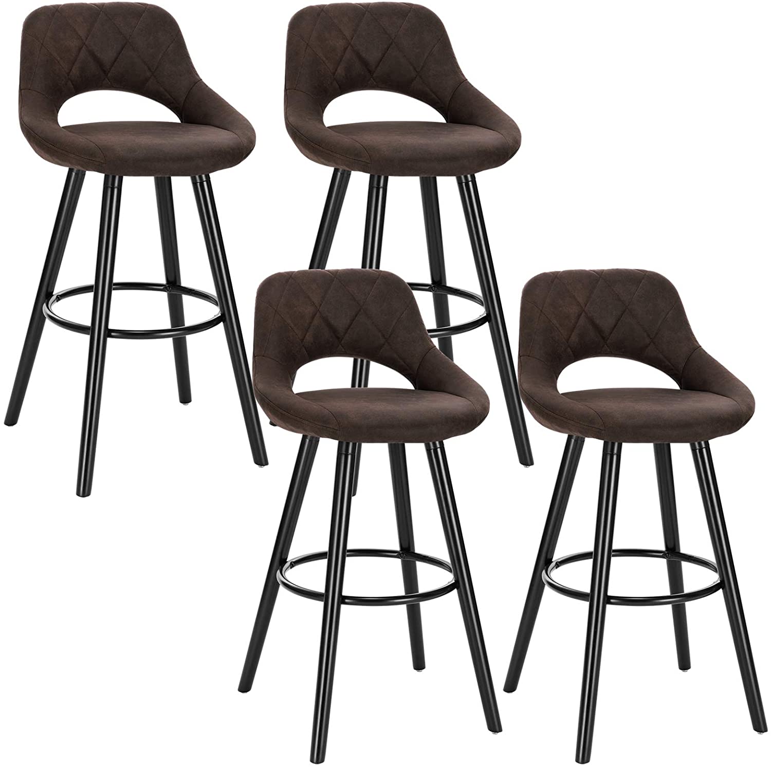 WOLTU 4 x eetkamerstoelen gebruikt voor keukens, woonkamer, slaapkamer, wit BH29ws-4