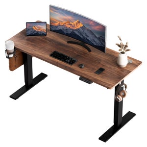 VEVOR Scrivania Elettrica Regolabile 80 X 120 X  72-110  Cm Tavolo Altezza Regolabile Memoria 3 Altezze Posto Lavoro Seduto Stando Struttura Metallica 89884646