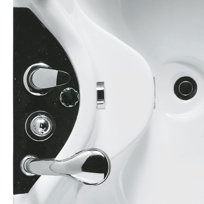Baignoire balnéo d'angle 150x150 cm VENISE DROITE IMASSAGE - 3