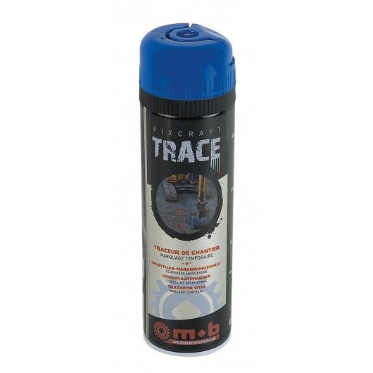 MOB - Traceur de chantier trace bleu 500ml bleu