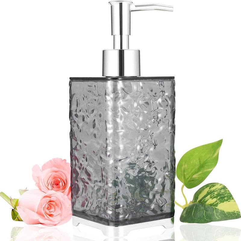 Dozownik mydła 400 ml, Dozownik mydła w płynie, Pusta butelka z pompką, Dozownik szamponu i żelu pod prysznic, Puste butelki z pompką
