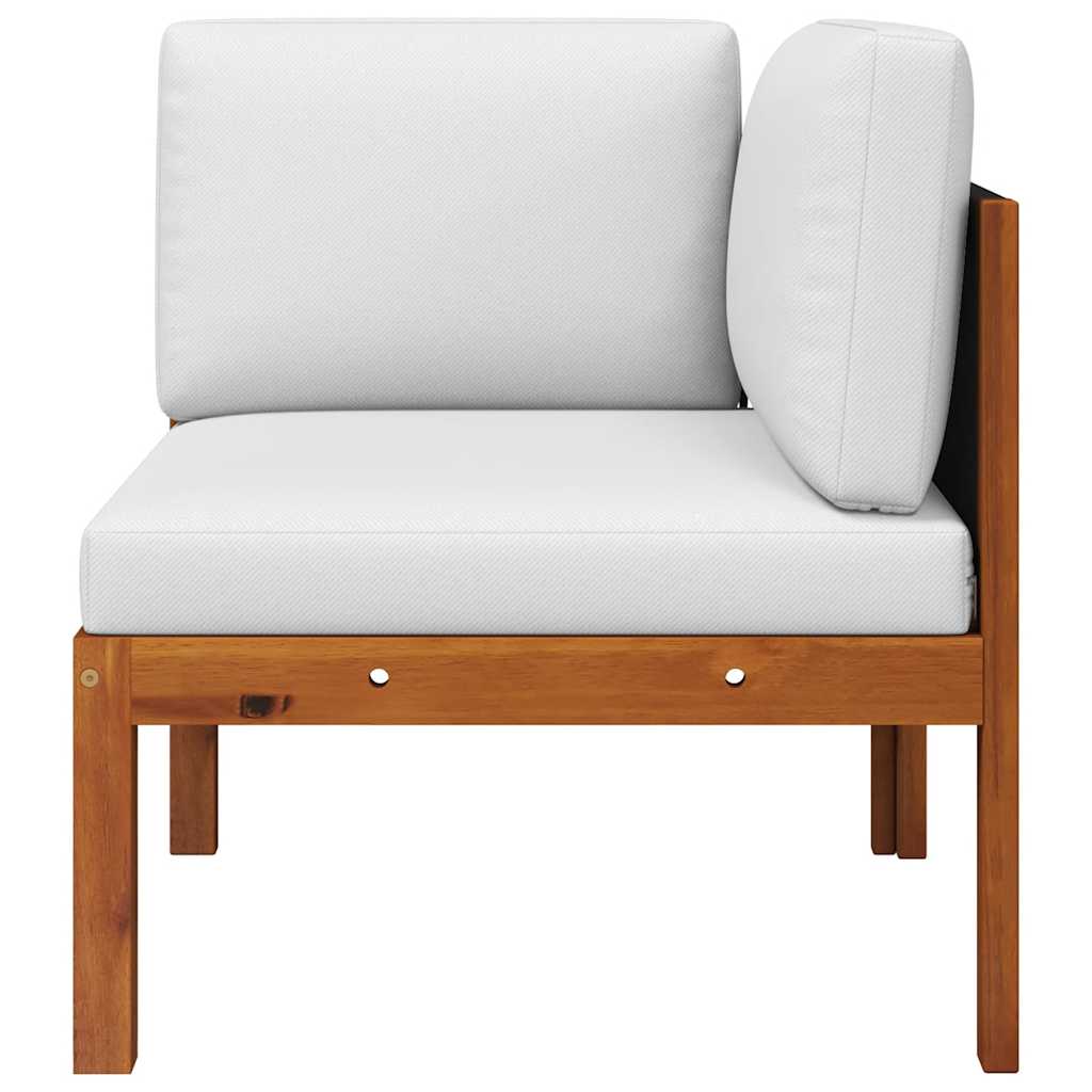 Maison Exclusive - Set da giardino 2 pezzi con cuscini in legno di acacia e corda - 3