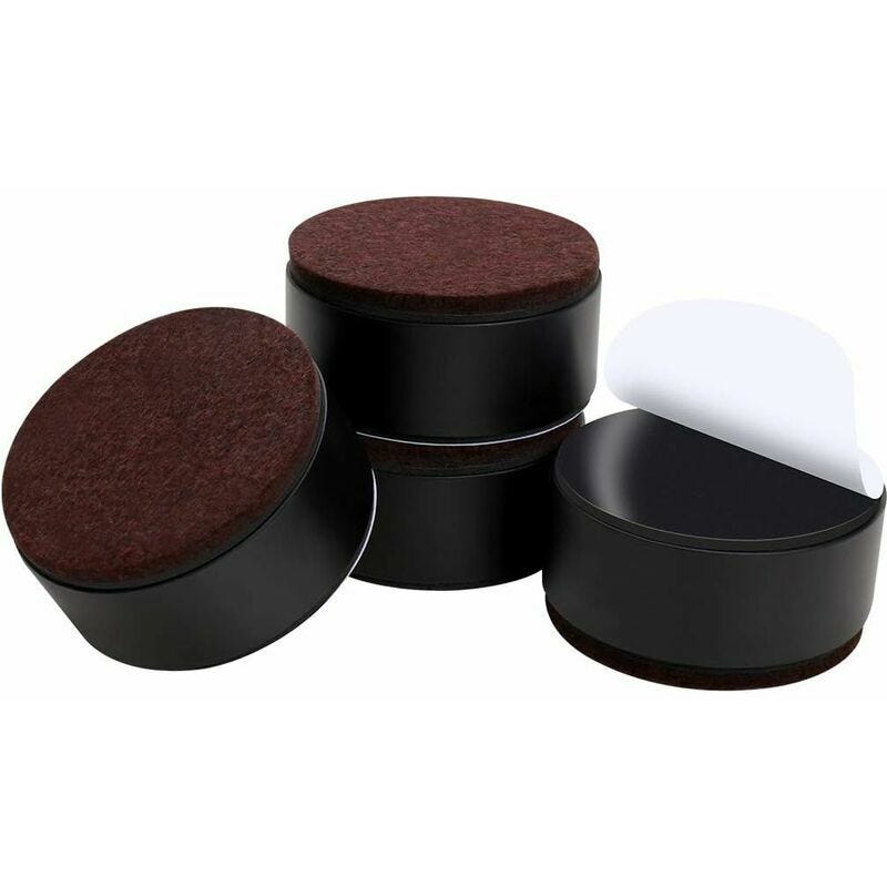 Rehausseur Pieds De Lit Lot De 4 Acier Carbone, Risers De Meubles Ajoutent Hauteur De 5cm Rehausseurs De Table Chaise Ou Canape Gain Despace Pour Bureau Et Bedding Le Noir 88409027 Rehausseur Pieds De Lit Lot De 4 Acier Carbone, Risers De Meubles Ajoutent Hauteur De 5cm Rehausseurs De Table Chaise Ou Canape Gain Despace Pour Bureau Et Bedding Le Noir 88409027