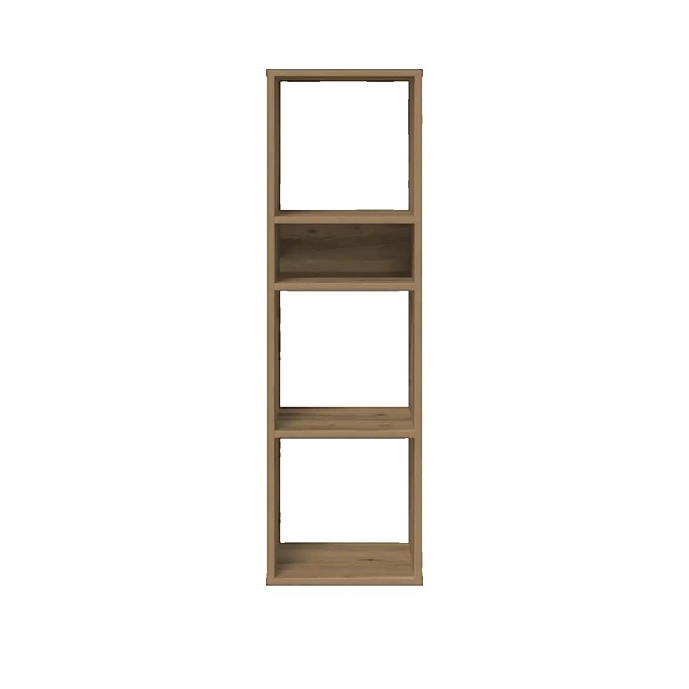 Biblioteczka VidaXL z drewna inżynieryjnego brązowa 34x31x112 cm stabilna i trwała