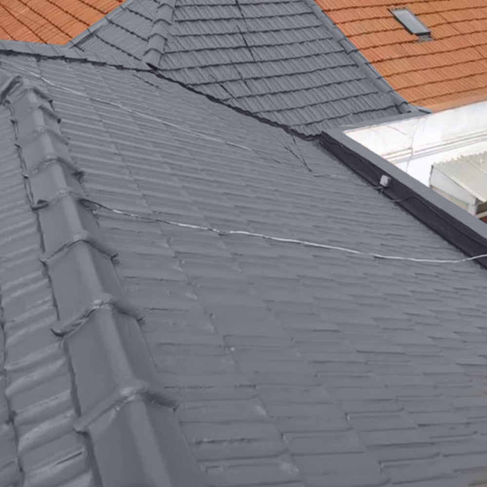 Goma Líquida de Poliuretano con Catalizador 25Kg- Gris Perla - impermeabilizante para terrazas y cubiertas transitables. Evita filtraciones de agua - 6