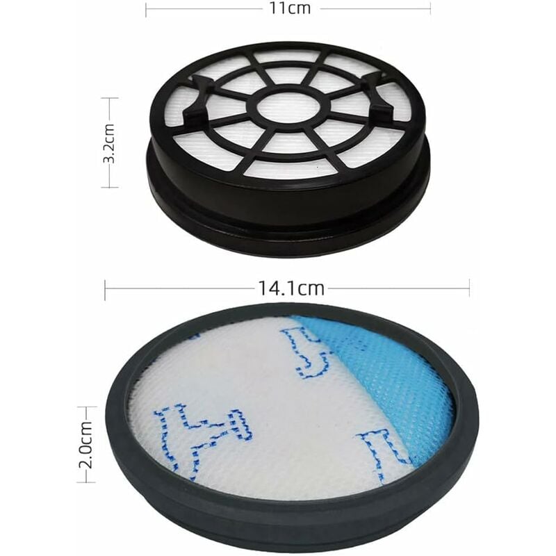 Filtro hepa rowenta cyclonic a ricambi per aspirapolvere e robot