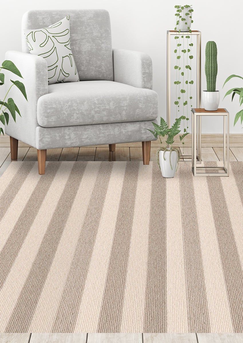 Tapis antidérapant en vinyle, Giza 200x266 cm - PVC imprimé, lavable, ignifuge, pour le salon et la cuisine - 2