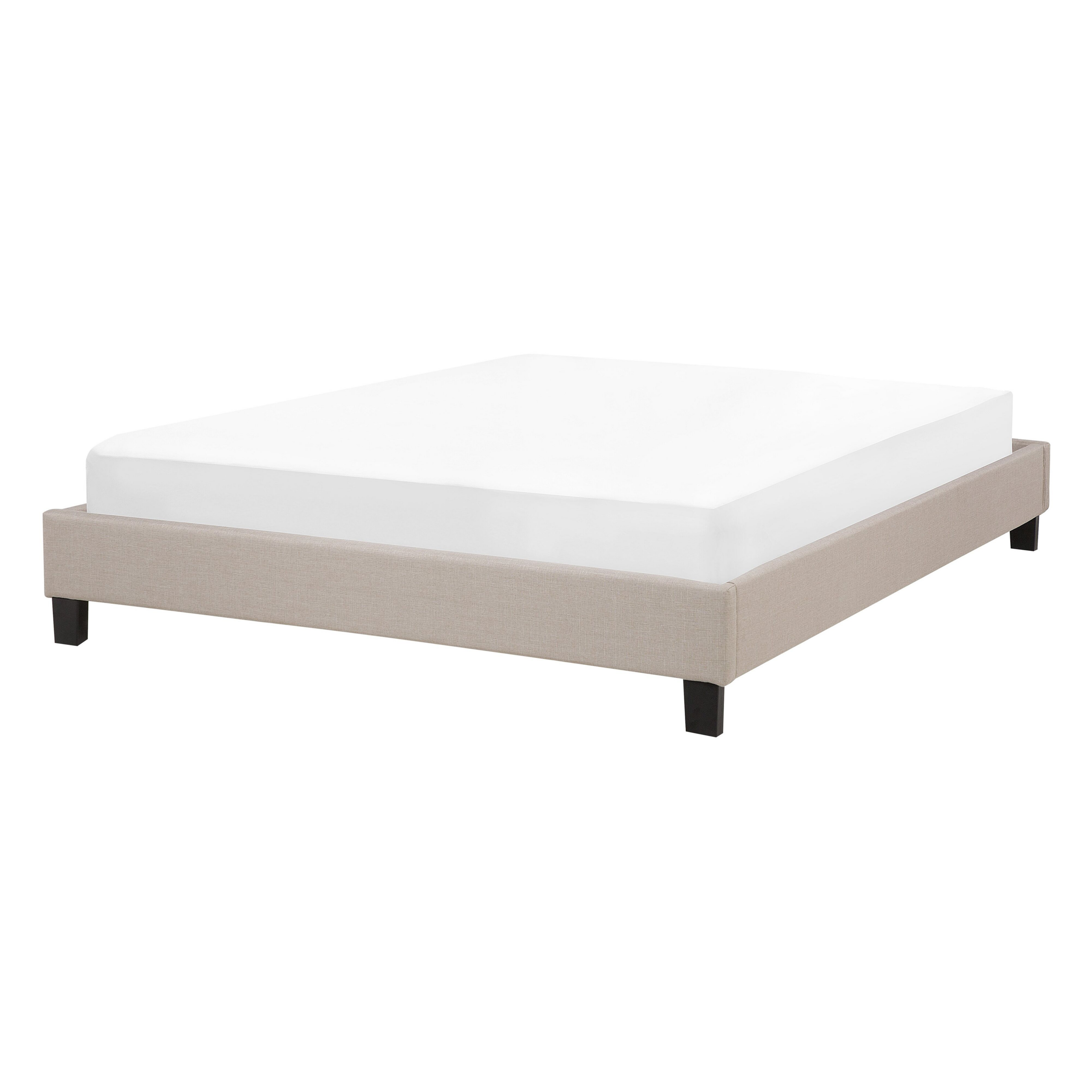Letto senza testata Tessuto ROANNE 140 x 200 cm Beige - 6
