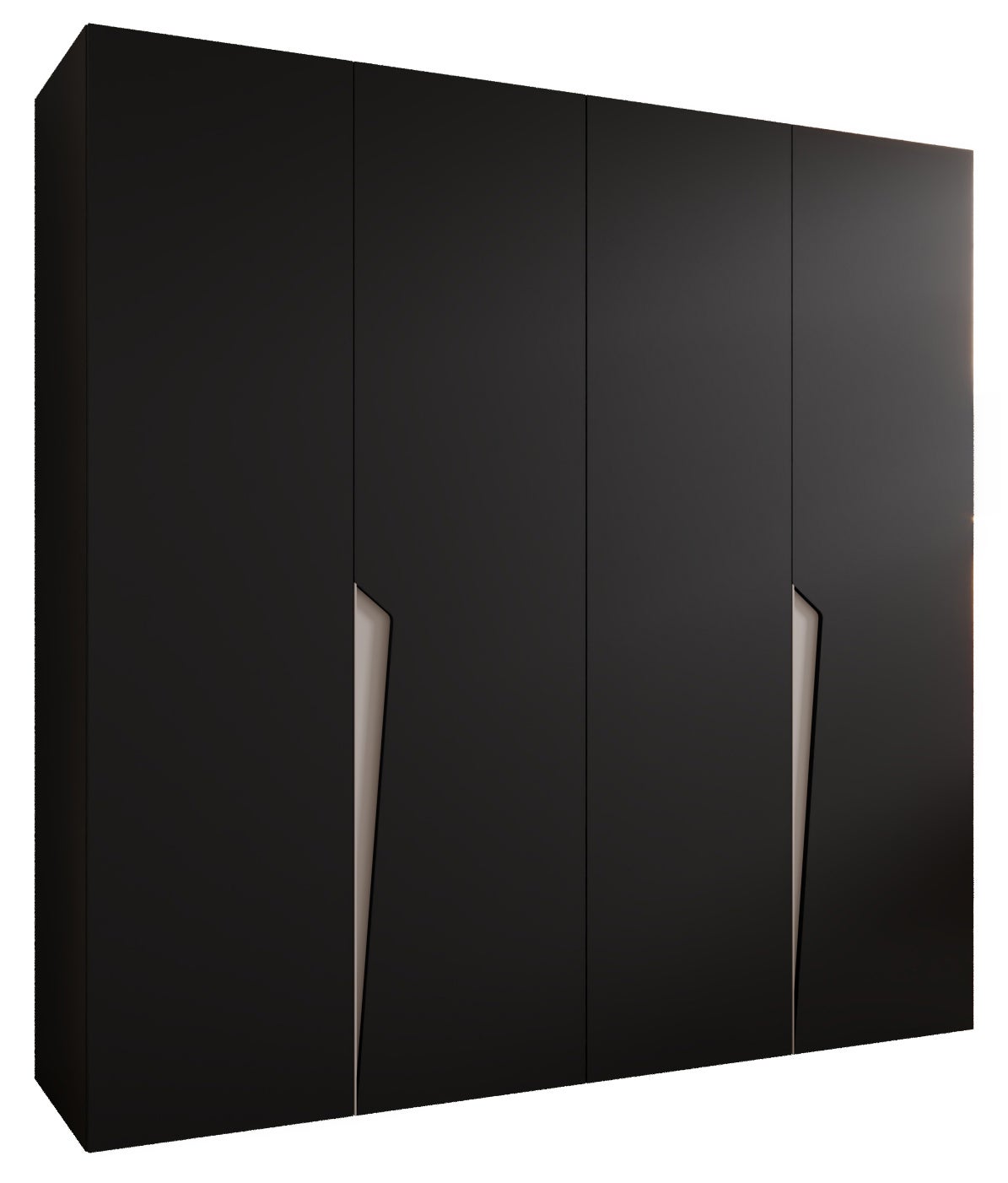Szafa uchylna otwierana Piano 1 200 x 52 x 202 cm czarny + u. Kaszmir Abiks Meble
