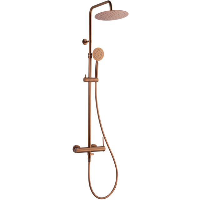 Lollipop II colonne de douche mécanique cuivre brossé 250