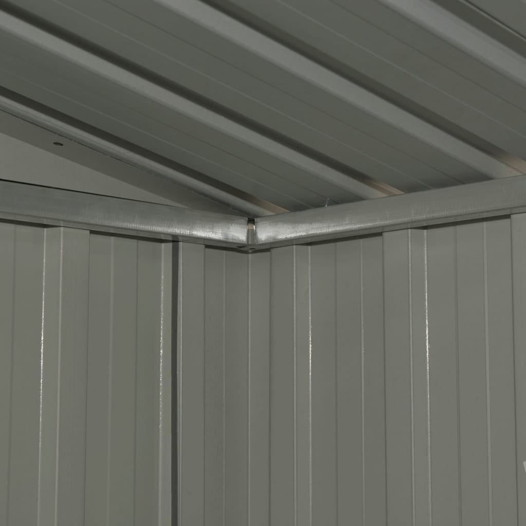 Abri de stockage pour jardin Anthracite Acier 257x205x178 - 6