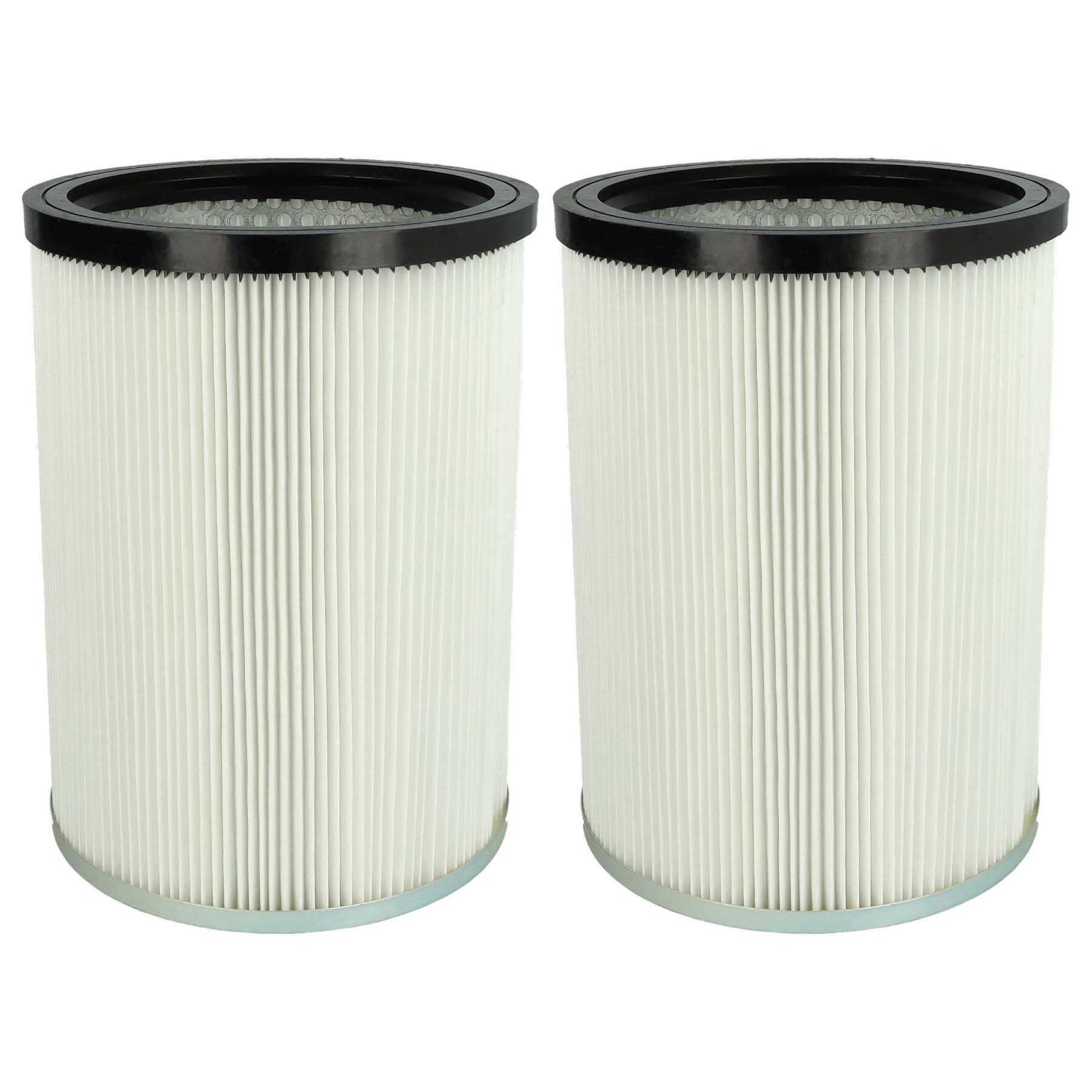 vhbw 2x filtre plissé compatible avec Kärcher NT 90/2 Me Classic *VEX, NT 90/2 Me Classic Edition *EU aspirateur - blanc - 6