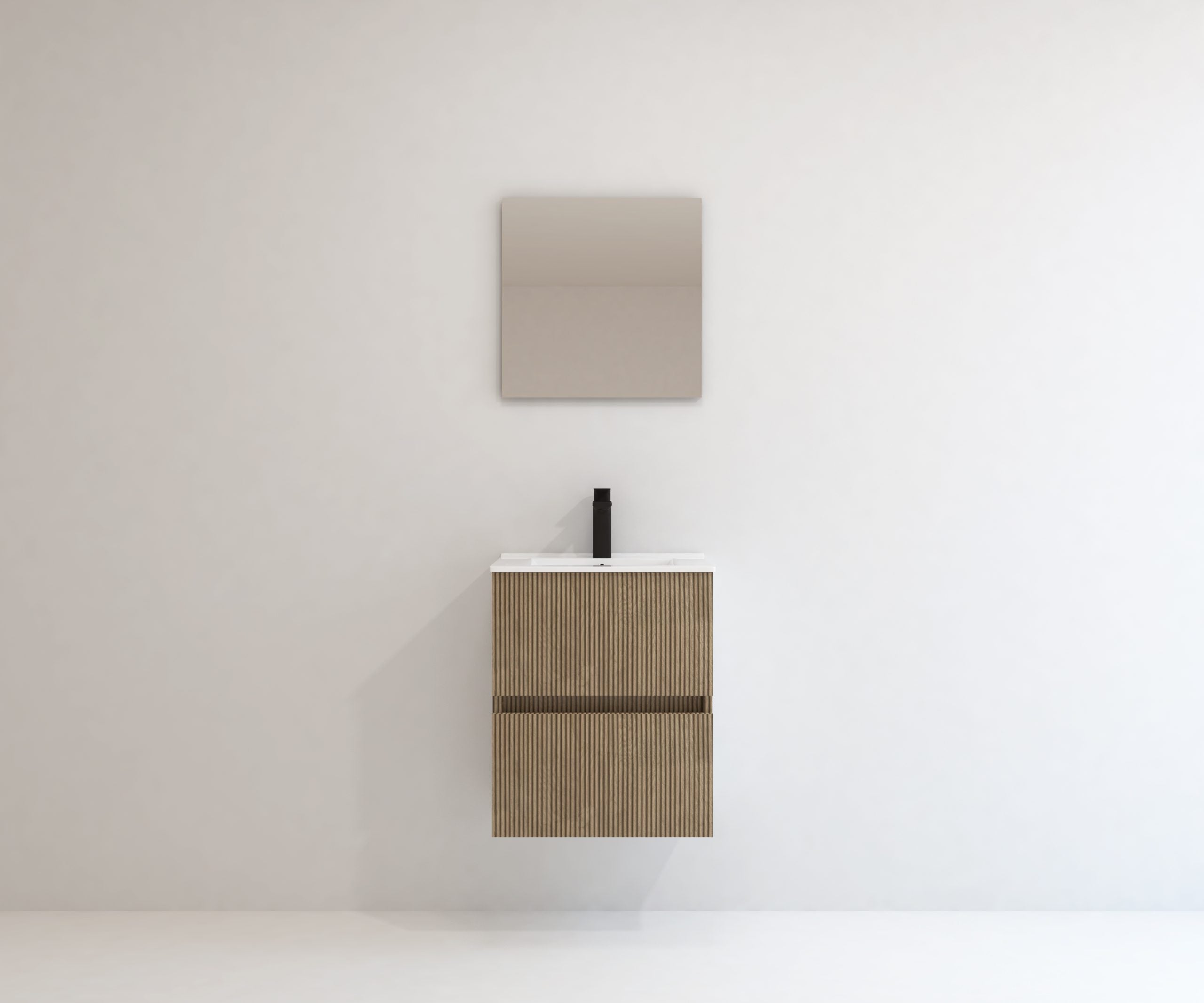 Ensemble de meubles de salle de bain Avantarea CARCANS Alcatraz 50 cm + vasque + miroir simple - 4