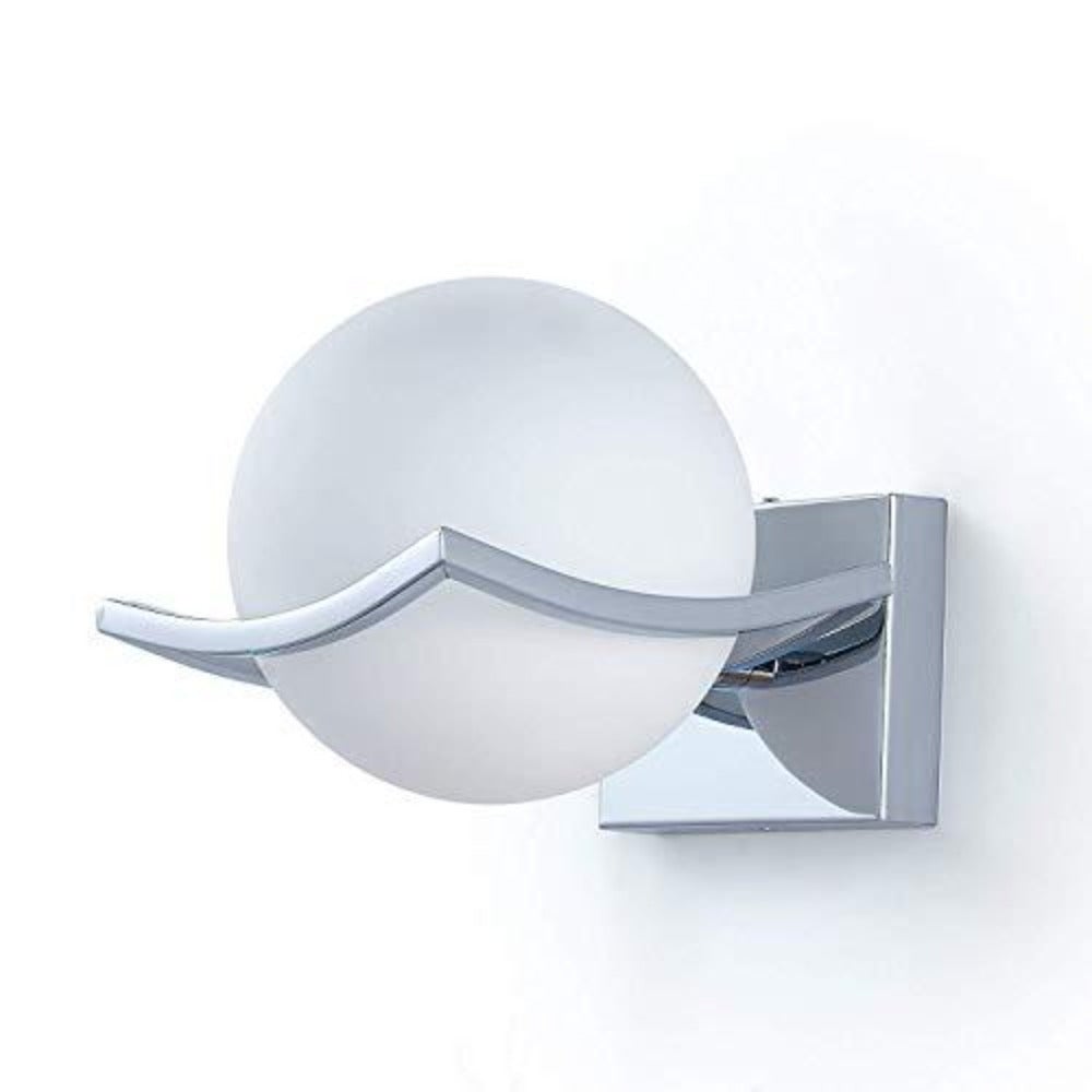 Lampa ścienna LED GOECO kinkiet z kulą szklaną reflektory ścienne wewnętrzne nowoczesne oświetlenie ścienne do kuchni sypialni korytarza na schody